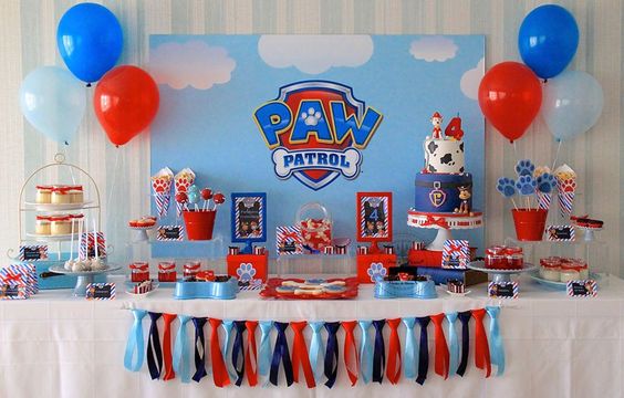 Anniversaire Pat Patrouille,Decoration Anniversaire Paw Dog,Ballon