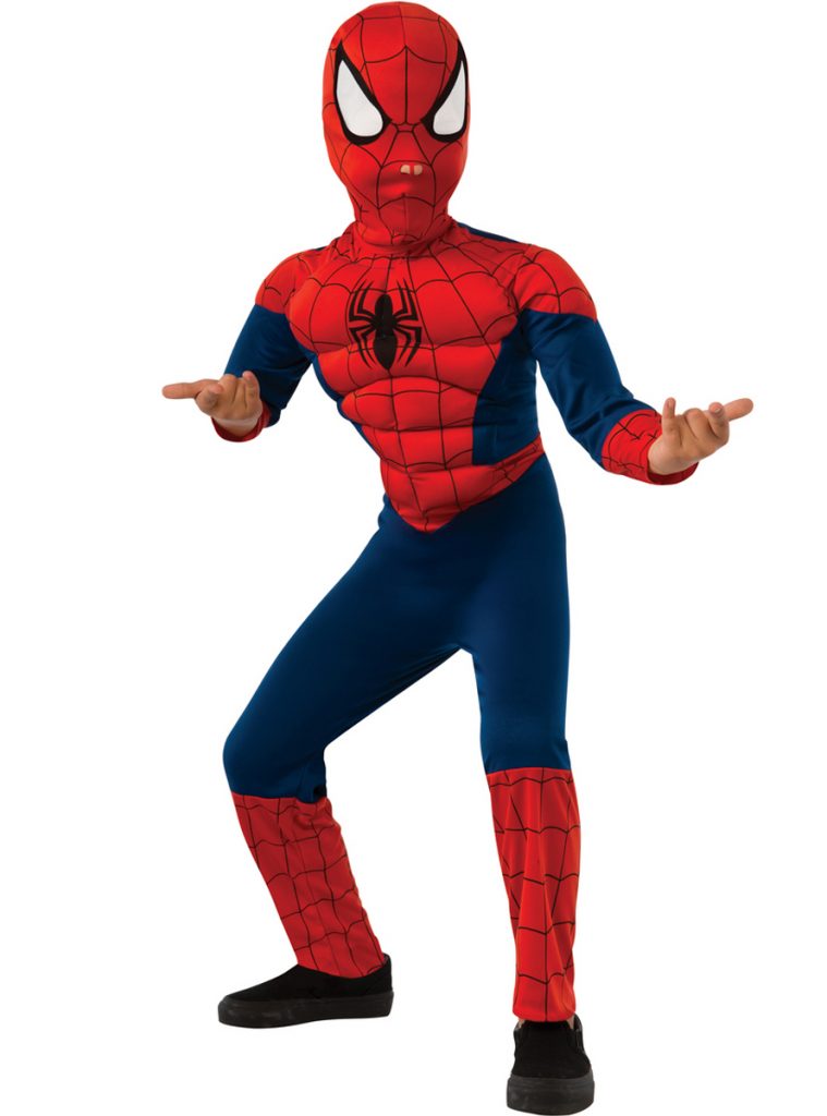 Disfraz de Spiderman musculoso Premium para niño. Entrega 24h | Funidelia