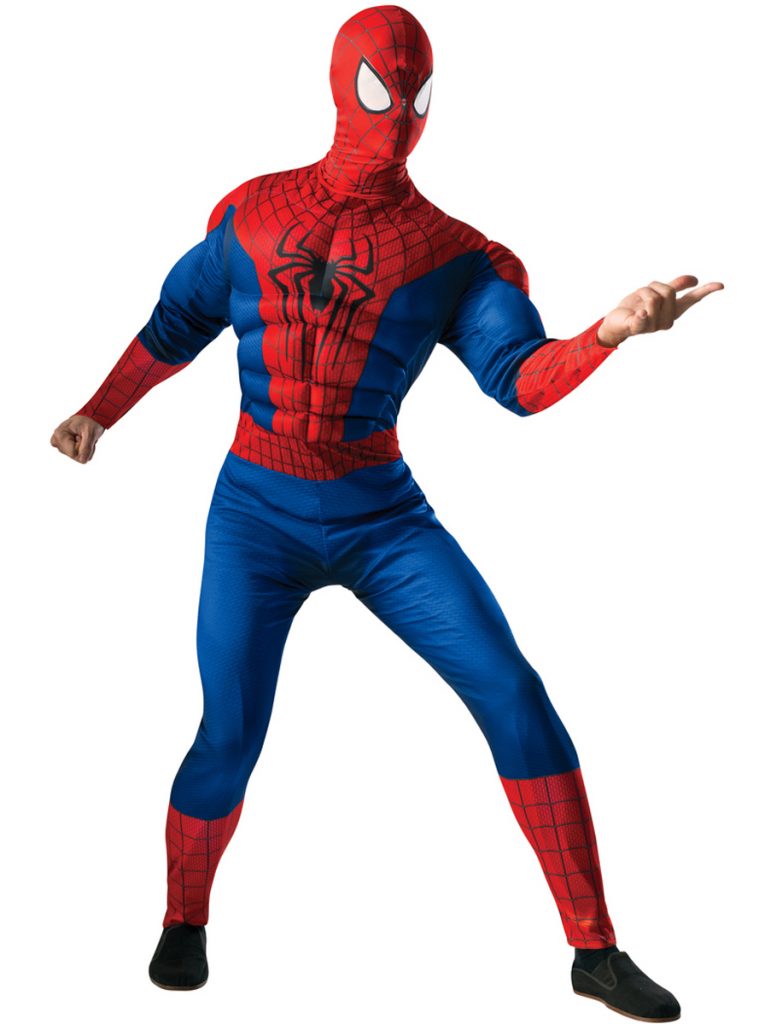HAMISS Déguisement Spider-Man Fête Araignée Homme Peter Parker Supe