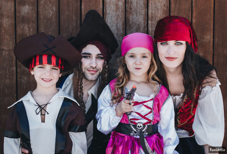 Pañuelos piratas para chicos y chicas